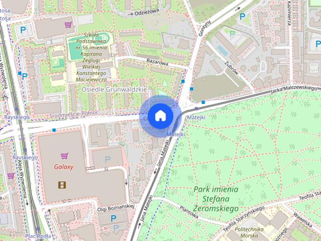 Przytulne mieszkanie w centrum Matejki