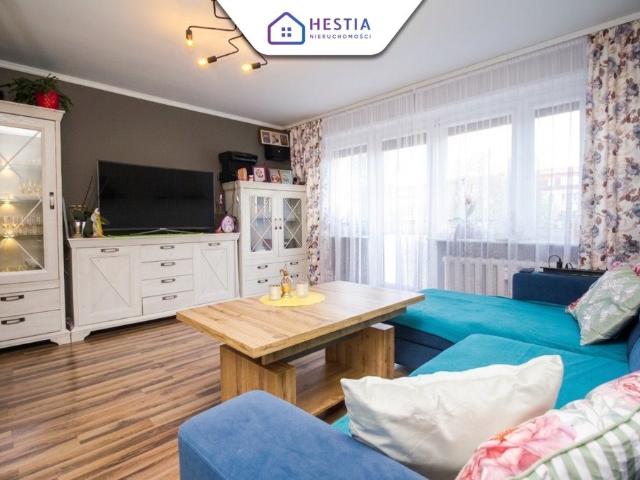 Sprzedam przestronne 3 pokojowe mieszkanie 61,2 m² z balkonem i piwnicą
