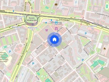 Przestronna kawalerka z dużym tarasem przy Rondzie Wiatraczna