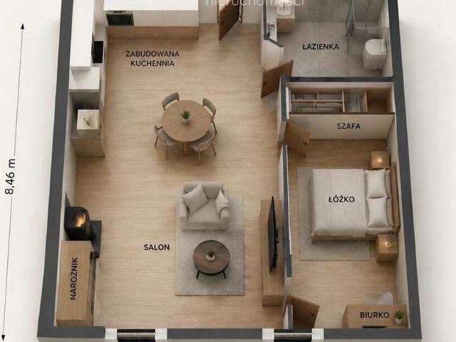 Przestronne 49,8 m² z parkingiem w kamienicy polecam