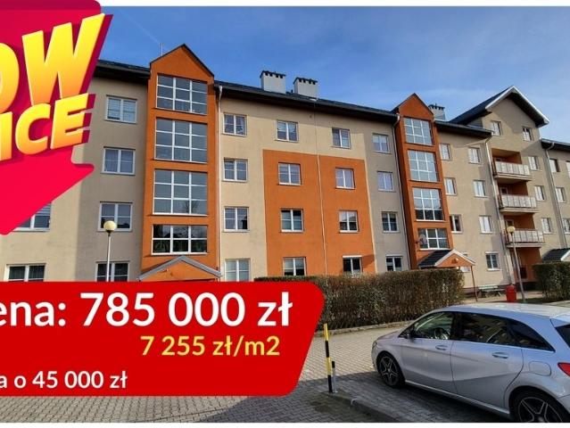 Przestronne 4 pokojowe mieszkanie z balkonem i garderobą