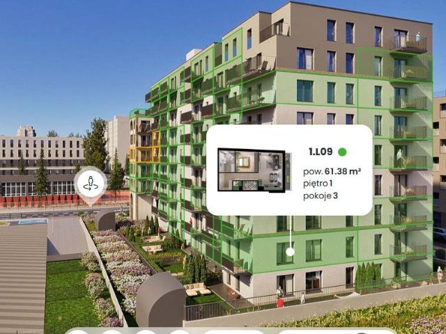 Zapraszam do mieszkania 61,38 m² w centrum Wrocławia