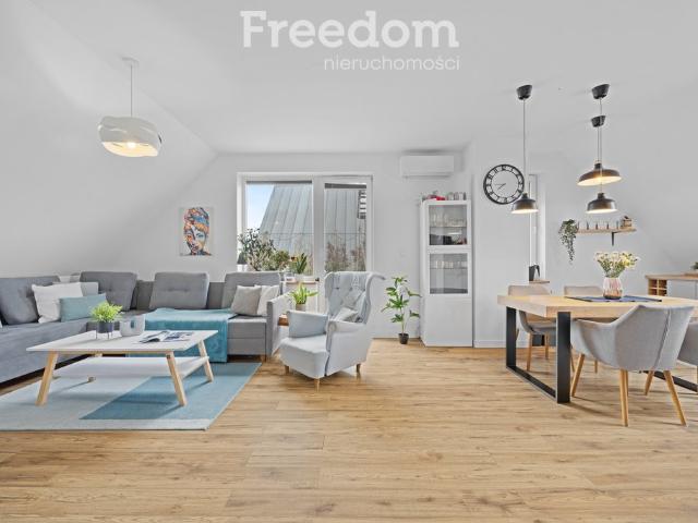 Przestronne 74 m² z dużym tarasem i dwoma parkingami
