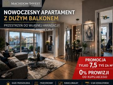Przestronne 4 pokojowe mieszkanie z balkonem i tarasem