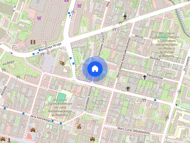 Przestronne 2 pokoje w centrum, 1. piętro, balkon, zamknięty teren