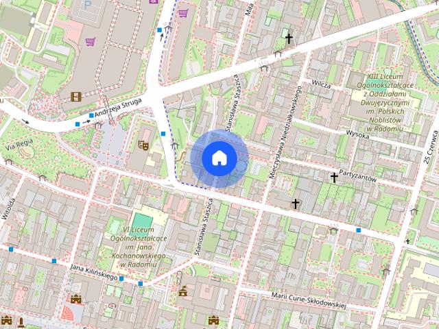 Przestronne 2 pokoje w centrum, 1. piętro, balkon, zamknięty teren