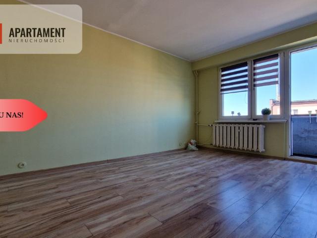 Przestronne 2 pokoje z balkonem i ogródkiem w Ślesinie