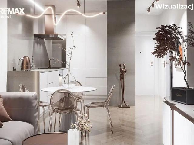Nowoczesne 2 pokojowe mieszkanie 46,5 m² z balkonem wykończenie pod klucz