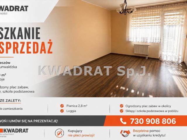 Zapraszam do obejrzenia przestronnego 2 pokojowego mieszkania z garażem i balkonem