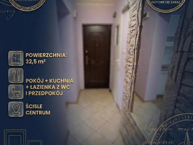 Przestronne 32,5 m² na parterze z cegły, blisko centrum
