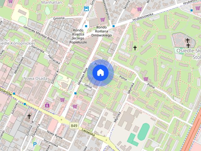 Przestronne 3 pokoje, 74 m², parter – Nowe Miasto