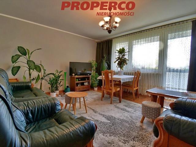 Przestronne 3 pokoje z balkonem, blisko centrum Kielc