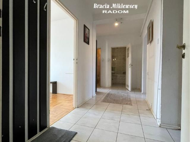 Przestronne 3 pokoje, balkon, piwnica, centrum Radomia