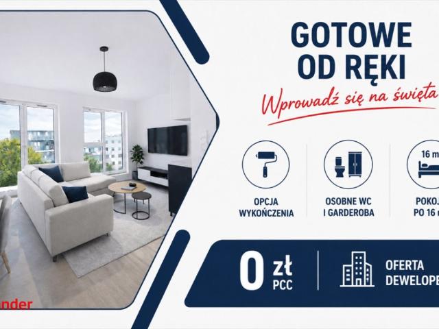 Przestronne 3 pokojowe mieszkanie 83 m² z balkonem w Poznaniu