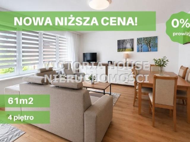 Przestronne 3 pokojowe mieszkanie z balkonem i piwnicą