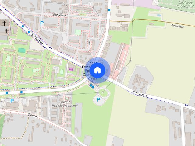 Przestronne 3 pokojowe mieszkanie z balkonem na parterze