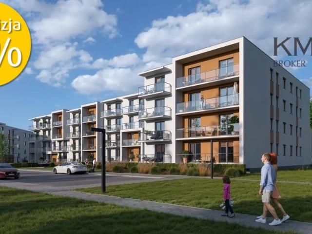 Przestronne 3 pokojowe mieszkanie z balkonem, stan deweloperski