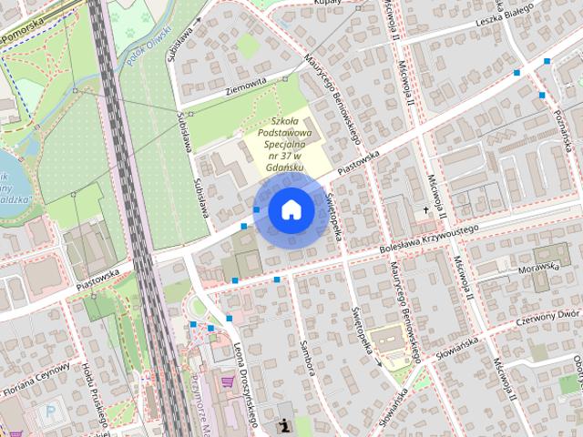 Przestronne 3pokoje z ogrodem | Gdańsk, ul. Piastowska | miejsce w hal