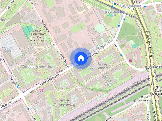 Przestronne i komfortowe dwa pokoje, garaż