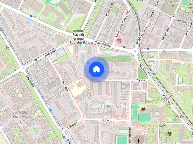 Przestronne mieszkanie na parterze w Pruszkowie
