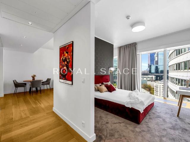 Przestronny apartament na 12 piętrze | Złota 44 Warszawa, Śródmieście