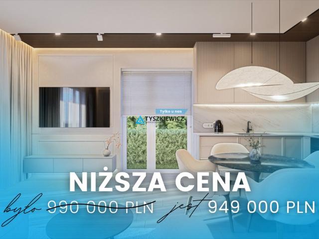 Przestronny apartament z ogrodem, 2 miejsca garażowe