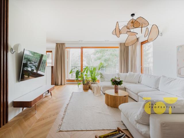 Polecam przestronny apartament 122 m² z widokiem na rezerwat Wilanówki