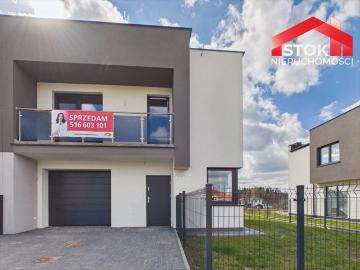 Przestronny bliźniak 140 m², garaż, ogród, stan deweloperski