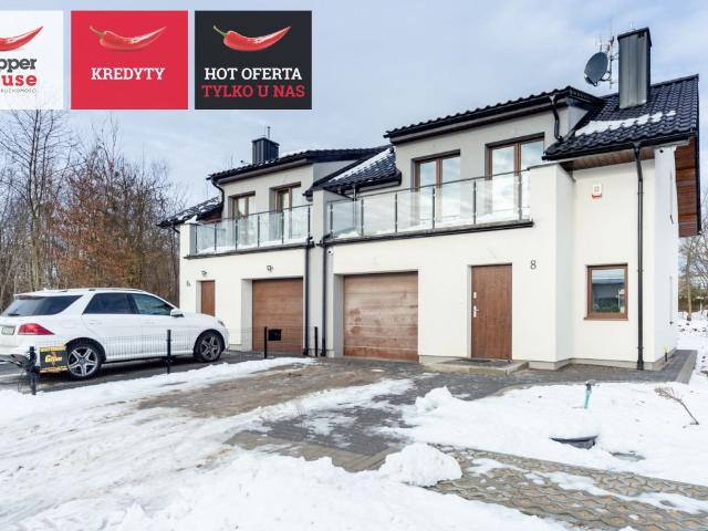 Przestronny dom bliźniak 123 m², ogrzewanie podłogowe