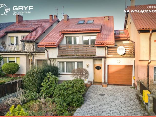 Polecam przestronny dom 180 m² z ogrodem i garażem w Słupsku