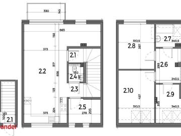 Przestronny dwupoziomowy apartament 106m2 z balkonem