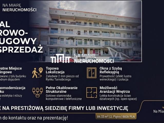 Przestronny lokal biurowo mieszkalny w centrum Tarnobrzega