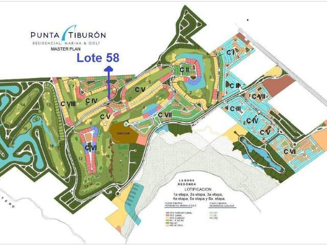 Punta Tibur?n, Terreno en VENTA en Marina y Golf, frente ?rea verde