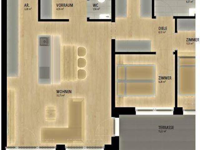 PURE Familienfreundliche Gartenwohnung Vermietung ab Herbst 2026
