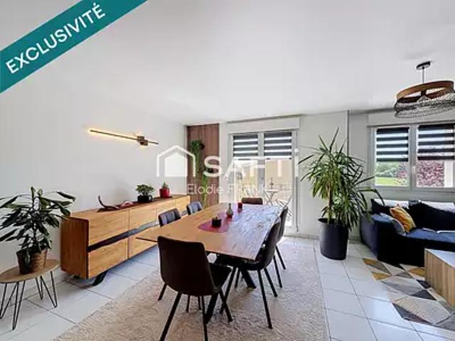 Puttelange lès Thionville 57570 Achat / Vente appartement 3 pièces t3 balcon parking