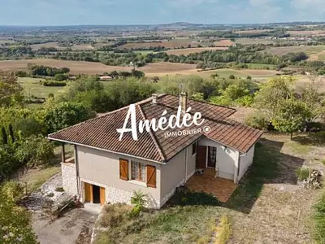 Puylaroque 82240 Achat / Vente maison 5 pièces t5 terrasse parking