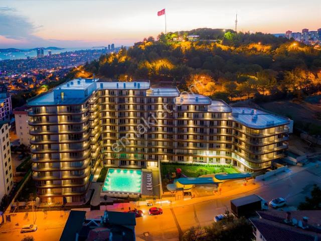 Qadraj Satış Ofisi Rezidans | Havuz Ve Peyzaj Manzaralı 3+1