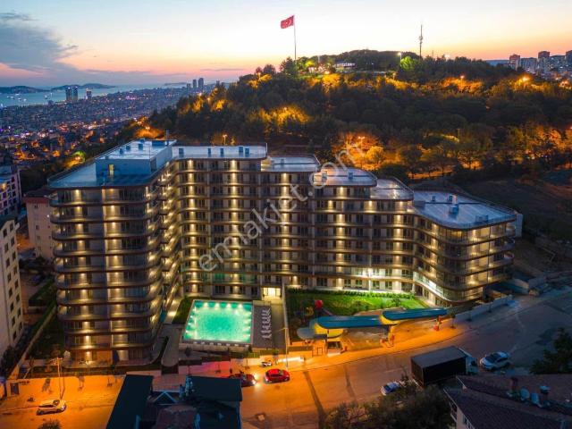 Qadraj Satış Ofisi Rezidans | Havuz Ve Peyzaj Manzaralı 3+1