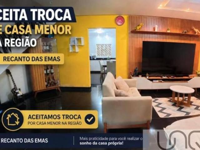 Qd. 801 Conj. 1 – 3 Quartos, 2 Suítes Sobrado Aceita Financiamento e FGTS e Troca em Casa menor na