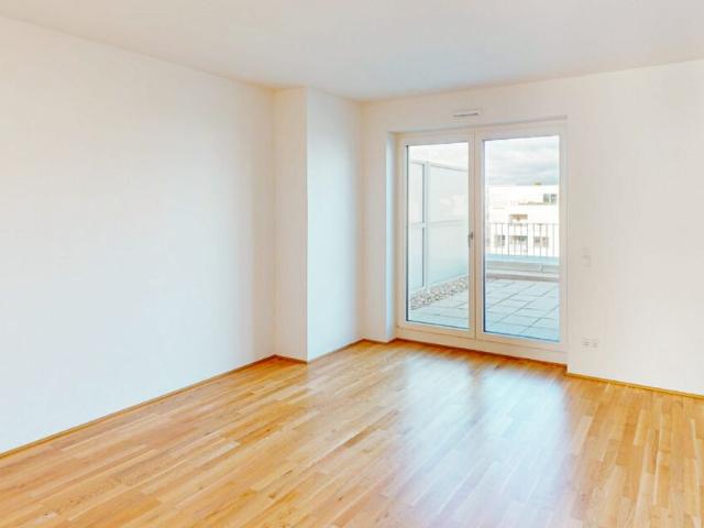 Quadratisch, praktisch Weidenquartier! Kompakte 3 Zimmer Wohnung mit EBK und Terrasse