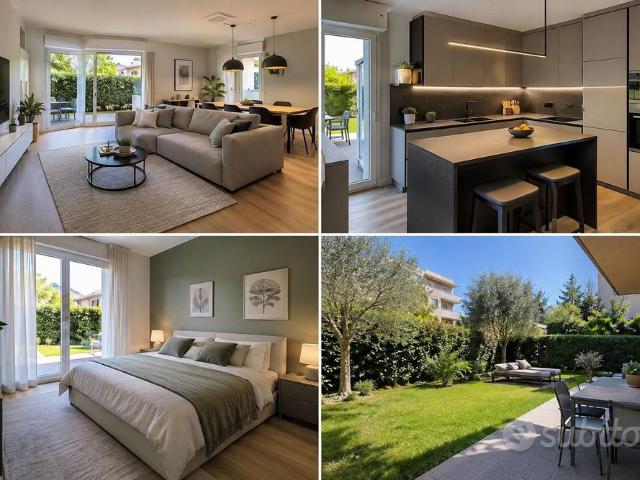 QUADRILOCALE A CASTEL NUOVO DEL GARDA CON GIARDINO
