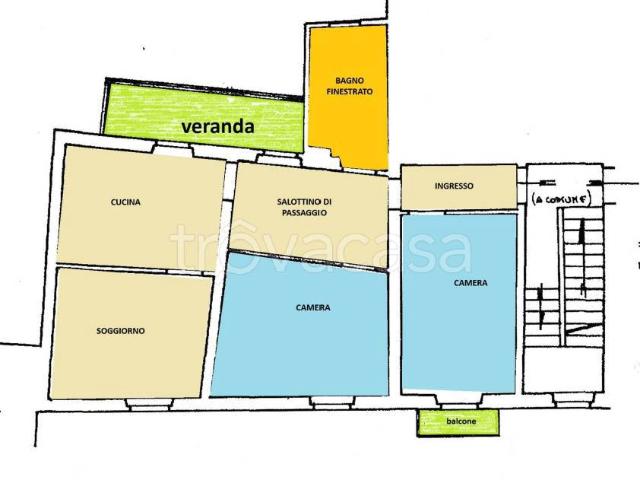 Quadrilocale in affitto a San Casciano in Val di Pesa piazza del popolo, Mercatale
