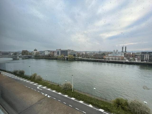 Quai de Rome vue Meuse et Pont de Fragnée