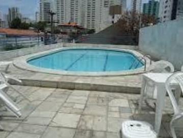 quarto grande, mobiliado, 26ª andar, piscina, academia