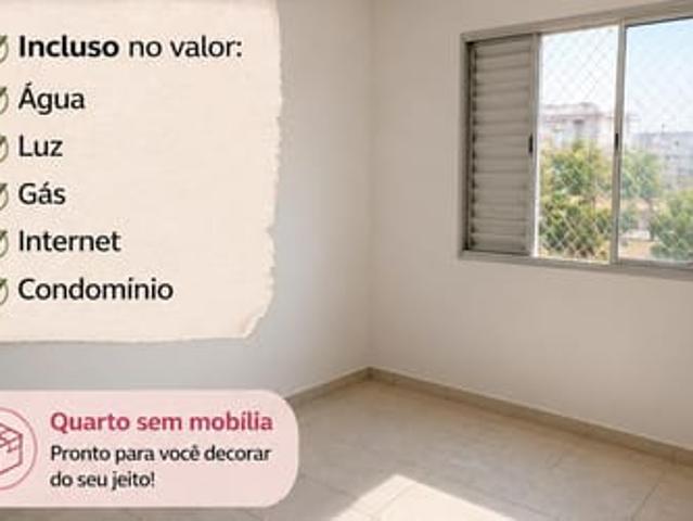 Quarto disponivel em apartamento compartilhado