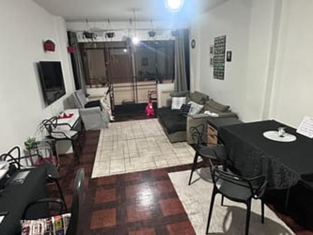 QUARTO MOBILIADO EM APARTAMENTO AMPLO E AREA NOBRE