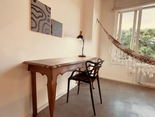 Quarto Vista Verde/Mar Be No Glória Residencial Coliving
