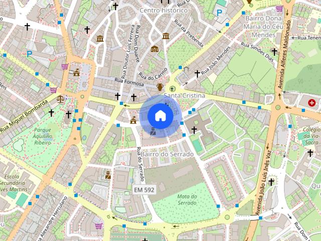 Quartos em Viseu rua Serpa Pinto em apartamento renovado