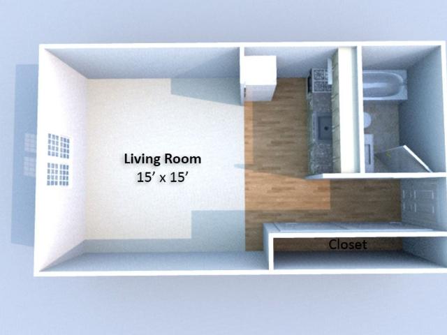 Qube Studio Apartment for Rent at 2400 Northwestern Ave, West Lafayette, IN 47906