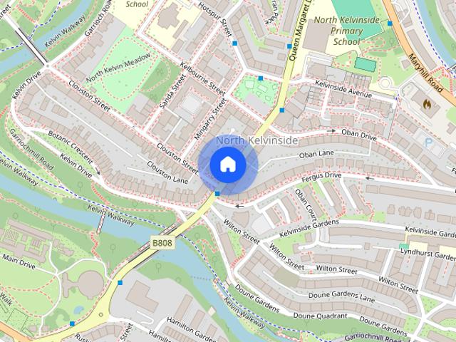 Queen Margaret Drive, Botanics, Glasgow, G20
